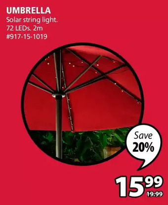 JYSK UMBRELLA offer