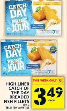 Food Basics High Liner Catch of The Day Breaded Fish Fillets 350g offer