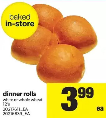 Real Canadian Superstore Dinner Rolls offer
