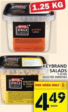 Food Basics Keybrand Salads 1.25kg offer