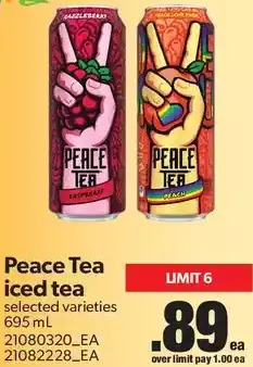 Real Canadian Superstore Peace Tea Iced Tea offer