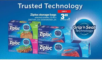Real Canadian Superstore Ziploc Storage Bags offer