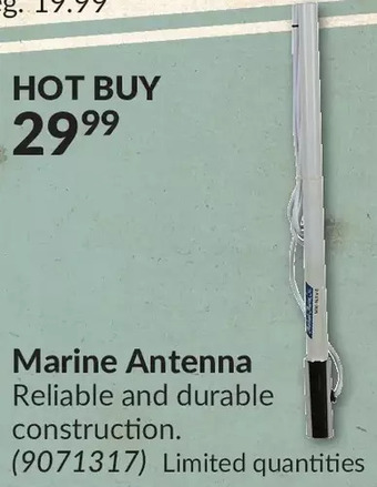 Princess Auto Marine Antenna offer