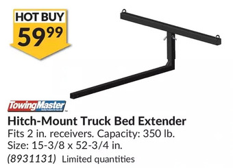 Princess Auto TowingMaster Hitch-Mount Truck Bed Extender offer