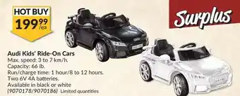 Princess Auto Audi Kids' Ride-On Cars offer
