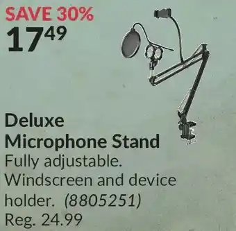 Princess Auto Deluxe Microphone Stand offer