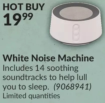 Princess Auto White Noise Machine offer