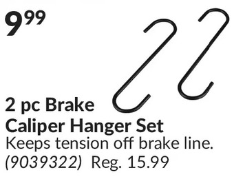 Princess Auto 2 pc Brake Caliper Hanger Set offer
