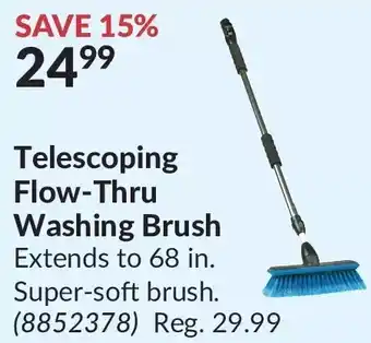 Princess Auto Telescoping Flow-Thru Washing Brush offer