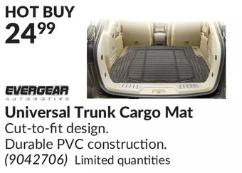 Princess Auto Evergear Universal Trunk Cargo Mat offer