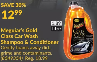 Princess Auto Meguiar's Gold Class Car Wash Shampoo & Conditioner offer