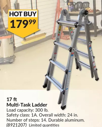 Princess Auto 17 ft Multi-Task Ladder offer