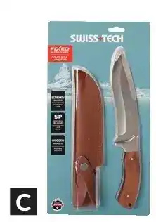 Princess Auto Swiss Tech Fixed-Blade Knives with Sheath 6 in. offer