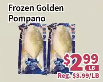 Blue Sky Supermarket Frozen Golden Pompano offer
