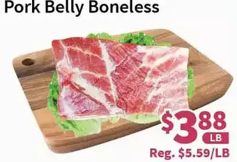 Blue Sky Supermarket Pork Belly Boneless offer