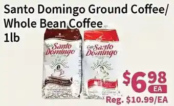 Blue Sky Supermarket Santo Domingo Ground Coffee/Whole Bean Coffee offer