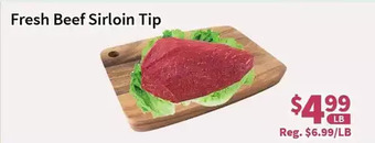 Blue Sky Supermarket Fresh Beef Sirloin Tip offer