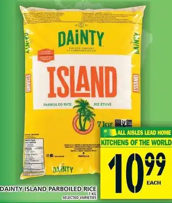 Food Basics Dainty Island Parboiled Rice 7kg offer