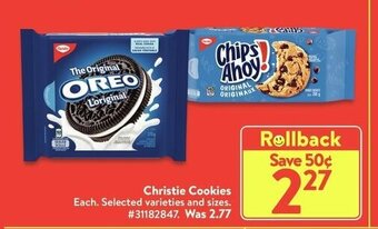 Walmart Christie Cookies offer