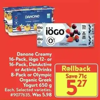 Walmart Danone Creamy offer