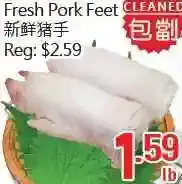Hong Tai Supermarket Fresh Pork Feet offer
