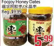 Hong Tai Supermarket Foojoy Honey Dates offer