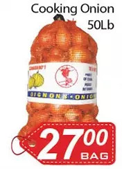 Ample Food Market Cooking Onion 50lb offer