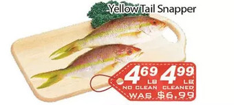 Ample Food Market Yellow Tail Snapper offer