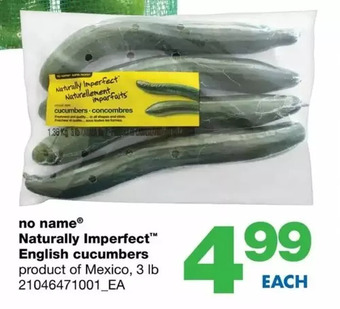 Wholesale Club No Name Naturally Imperfect English Cucumbers offer