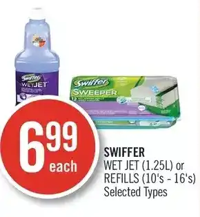 Shoppers Drug Mart Swiffer WetJet or Refills offer