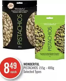 Shoppers Drug Mart Wonderful Pistachios offer