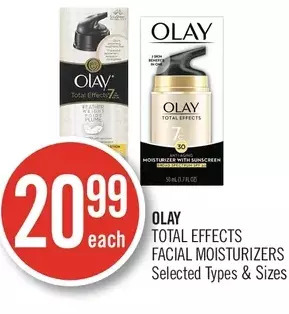 Shoppers Drug Mart Olay Total Effects Facial Moisturizers offer
