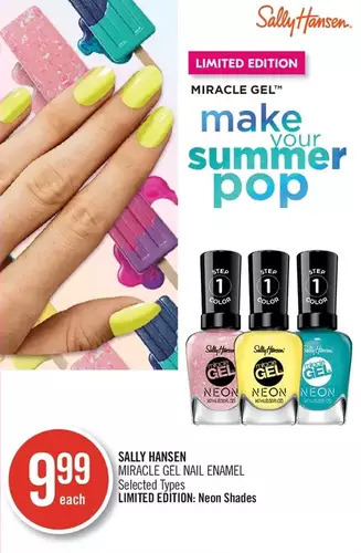 Shoppers Drug Mart Sally Hansen Miracle Gel Nail Enamel offer