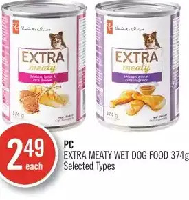 Pc extra meaty 2024 wet dog food