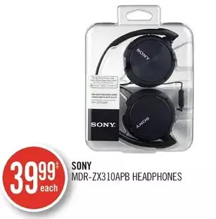 Shoppers Drug Mart Sony Mdr-Zx310APB Headphones offer