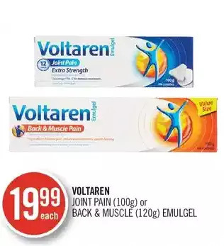 Shoppers Drug Mart Voltaren Joint Pain or Back & Muscle Emulgel offer