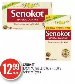 Shoppers Drug Mart Senokot Laxative Tablets offer