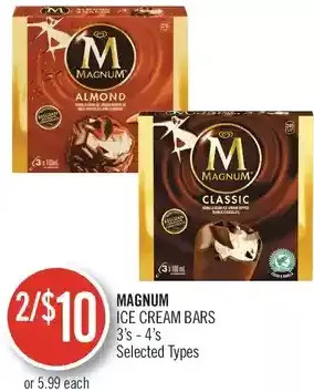 Shoppers Drug Mart Magnum Ice Cream Bars offer