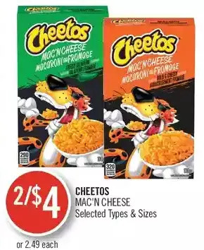 Shoppers Drug Mart Cheetos Mac'n Cheese offer