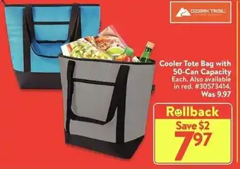 Walmart Cooler Tote Bag With 50-Can Capacity offer