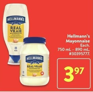 Walmart Hellmann's Mayonnaise offer