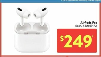 Walmart AirPods Pro offer