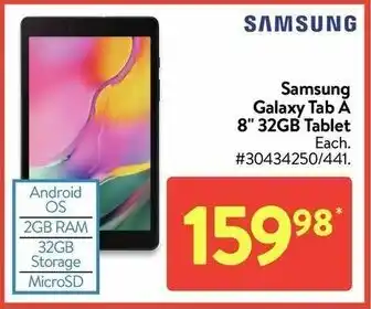 Walmart Sansung Galaxy Tab A offer