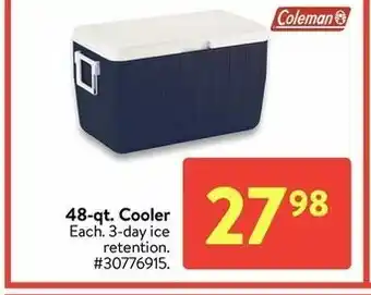 Walmart 48-qt. Cooler offer
