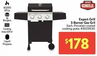 Walmart Expert Grill 3-Burner Gas Gril offer
