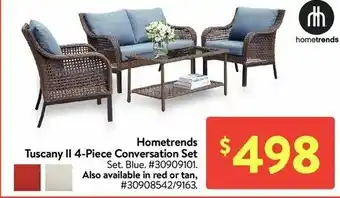 Walmart Hometrends Tuscany ll 4-piece offer