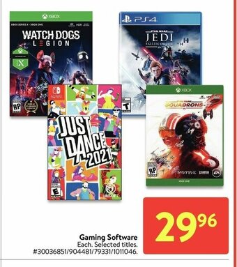 Walmart Gaming Software offer