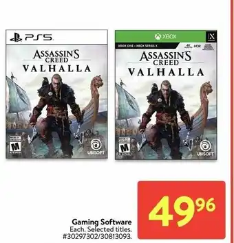 Walmart Gaming Software offer