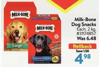 Walmart Milk-Bone Dog Snacks offer