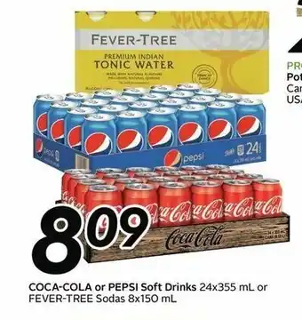 Sobeys Coco-Cola or Pepsi Soft Drinks offer